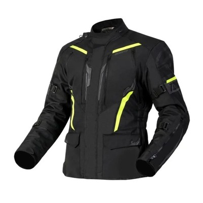 TURÍSTICA CHAQUETA MOTOCICLETA OZONE TOUR 3 BLACK/FLUO 9XL  