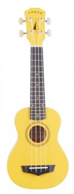 Ukulele sopranowe z pokrowcem Arrow PB10 YW Soprano Yellow