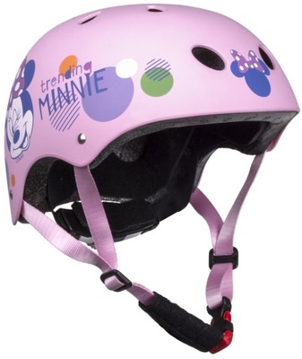 Kask sportowy rowerowy mocny ABS 52-56 MYSZKA MINNIE Mini