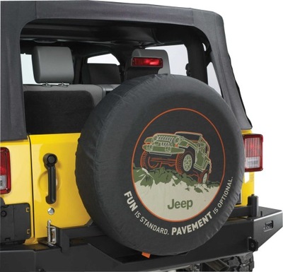 Защита чехол колеса запаска jeep wrangler yj tj jk фото №1