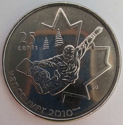 0334 - Kanada 25 centów, 2008