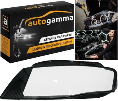 GAUBTAS STIKLAS : REFLEKTORIAUS SAMOCHODOWEGO, LEMPŲ AUDI A4 B8 S4 (08-11) KAIRYSIS 