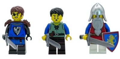 LEGO Pakiet figurek Castle 3 sztuki rycerze