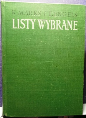 MARKS K., ENGELS, Fr. - Listy wybrane [KiW 1951]