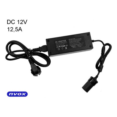 БЛОК ПИТАНИЯ STABILIZOWANY Z GNIAZDEM ПРИКУРИВАТЕЛЯ 12V O ЗВУКА 150W... (NVOX