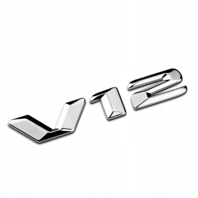 EMBLEMA V12 LOGOTIPO PEGATINAS MERCEDES W140 W220  