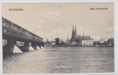 Warszawa Praga Widok na Pragę Most Kierbedzia