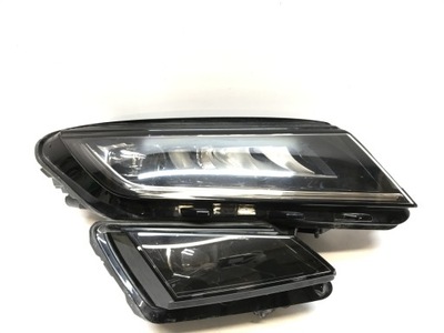 Лампа правая full led skoda kodiaq 566941016e фото №1