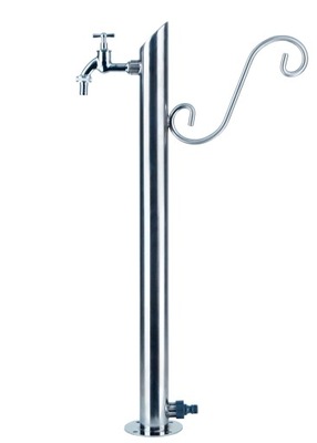 Kran Ogrodowy hydrant 70cm INOX kranik słupek