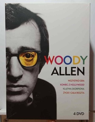 [DVD] Woody Allen - Woody Allen 4DVD - Wszystko Gra, Koniec z Hollywood, Kl