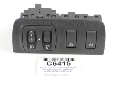 Вимикач esp регулювання світла запуск megane iii 3 фото №1