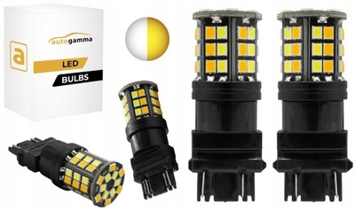 ЛАМПОЧКА P27/7W 48XLED 3157 DUAL COLOR USA 2 ШТ.