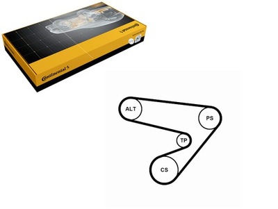 Набор ремни многоручейковых с ролики opel agila astra g astra g фото №1