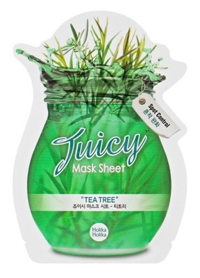 Holika Tea tree Juicy Mask Sheet maseczka oczyszcz