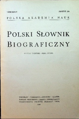 Polski słownik biograficzny Tom XXV 3