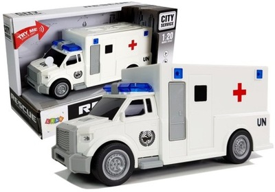Auto Ambulans z Napędem Karetka Dźwięk Światła
