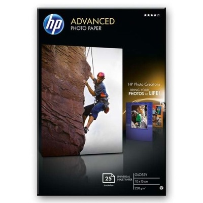 HP Advanced Glossy Photo Pa, foto papier, bez marginesu typ połysk, zaawans
