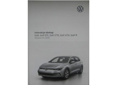 VW GOLF VIII 2019- POLSKA MANUAL MANTENIMIENTO COLOR  