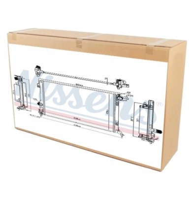 Nissens 606472 радиатор, система охлаждение двигателя фото №1