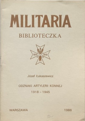 Militaria biblioteczka Odznaki Artylerii Konnej