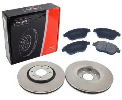 DISCOS + ZAPATAS PARTE DELANTERA CITROEN C4 1.6 2.0 1.6HDI 283MM  