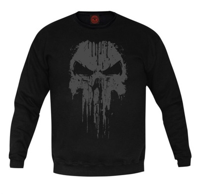 BLUZA CZARNA MĘSKA PUNISHER F38 XXXL