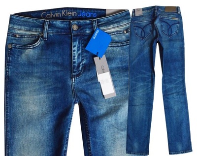 Spodnie Calvin Klein jeans slim rurki W28 L32