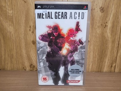 Metal Gear Ac!d PSP BDB 3xA (ENG) Komplet