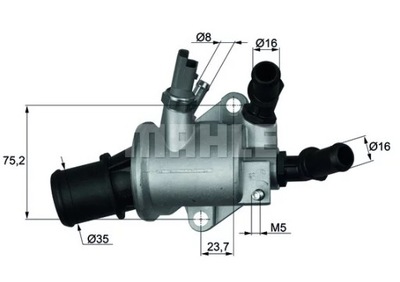 MAHTI14388 TERMOSTATO ALFA ROMEO FIAT OPEL SAAB SUZU  