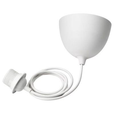 IKEA HAVSDJUP Oprawka z kablem 1.4 m BIAŁY