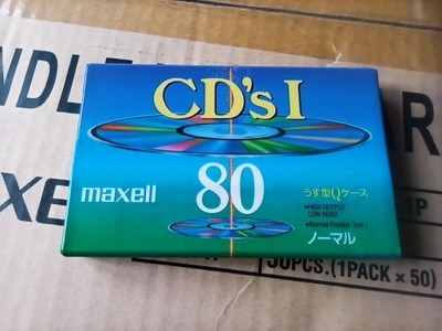 Maxell CDs I 80 1992r. Japan NOWA 1szt,