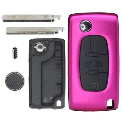 Корпус ключа citroen c2 c3 c4 c5 c6 c8 ds3 ds4 фото №1