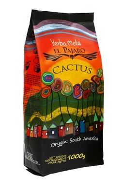 Yerba Mate El Pajaro Cactus 1000 g 1 kg