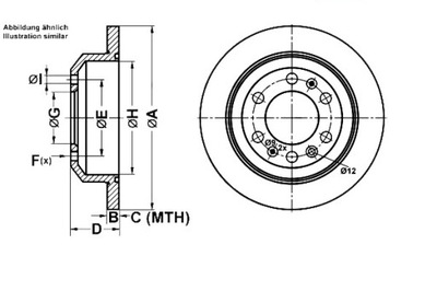 ATE DISQUES DE FREIN 2 PIÈCES ARRIÈRE GAUCHE/DRTOITE KIA CARNIVAL II - milautoparts-fr.ukrlive.com