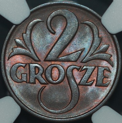 2 grosze 1925 - MS 65 BN - NGC - MENNICZE