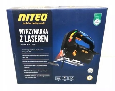 Niteo Wyrzynarka z laserem 710W