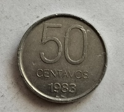 moneta Argentyna 50 centavos 1983