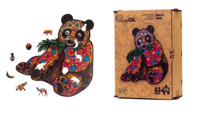 Puzzle drewniane ECO Kung Fu Panda A3