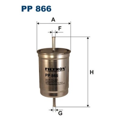 FILTRO COMBUSTIBLES FILTRON PP 866  