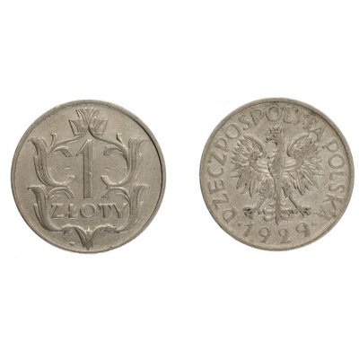 1 złoty obiegowe 1929 r