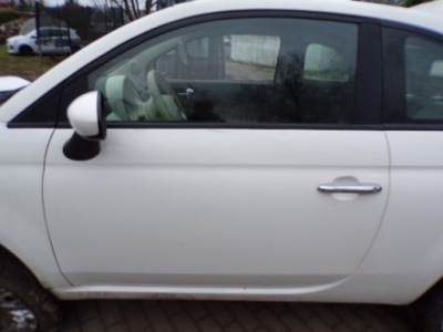 Дверь левая перед зеркало fiat 500 20r lift полный фото №1