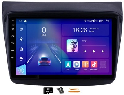 RADIO ANDROID NAVEGACIÓN QLED CARPLAY MITSUBISHI PAJERO SPORT 4 L200 08-16  