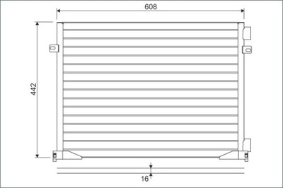 VALEO 817577 CONDENSER TRAFIC  