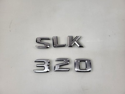 Значок эмблема буквы крышки mercedes slk 320 r170 lift фото №1