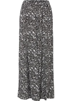 36 BPC LUŹNE SPODNIE Z WYSOKIM ROZCIĘCIEM