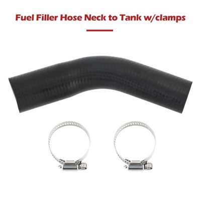 Areyoushop Fuel Filler Hose Neck to Tank W/Clamps For Jeep TJ Wrangl~45559