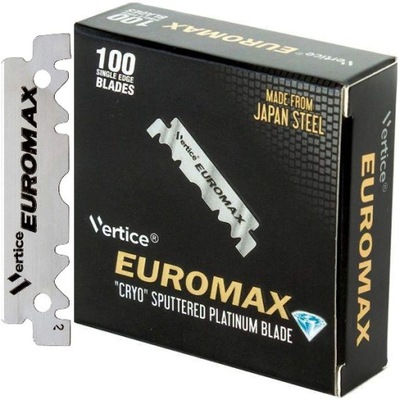 EUROMAX - 100szt Żyletki do Brzytwy Połówki ostrza