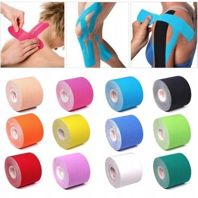 Kinesiotaping kinesio plastry tejpy tape taśma 5m