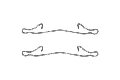 Delphi набор монтажный тормозных колодок ford перед fiesta фото №1