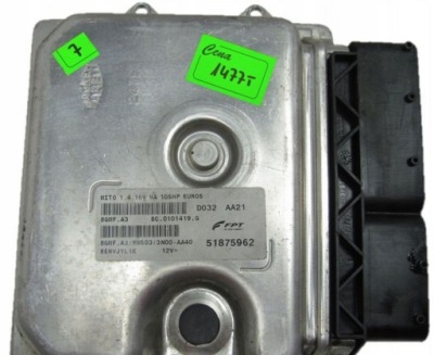 Alfa romeo mito бортовой компьютер блок управления 51875962 8gwf.a3 фото №1